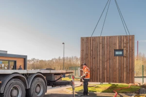 Transport et installation studio de jardin