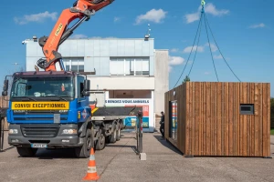 Transport et installation studio de jardin